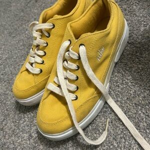 Nike Yellow Canvas Sneakers